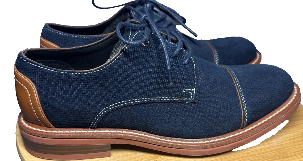 Kenneth Cole Reaction Leather Upper Blue Casual Shoes for  display picture 1