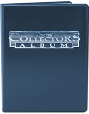 Ultra Pro Blue 4 Pocket Collector's Portfolio With Pages Trading Card Album
