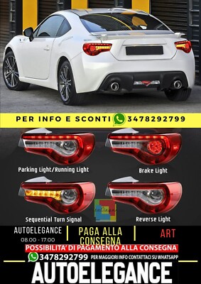 Scheinwerfer Hinten Led- Voll für Toyota GT86 2012-2020 Subaru Brz 2013-2020