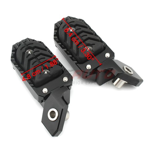 For BMW R1200GS ADV 16-19 R1250GS ADV 20-23 Footpegs Foot Pedal Footrests Black - Bild 4 von 9