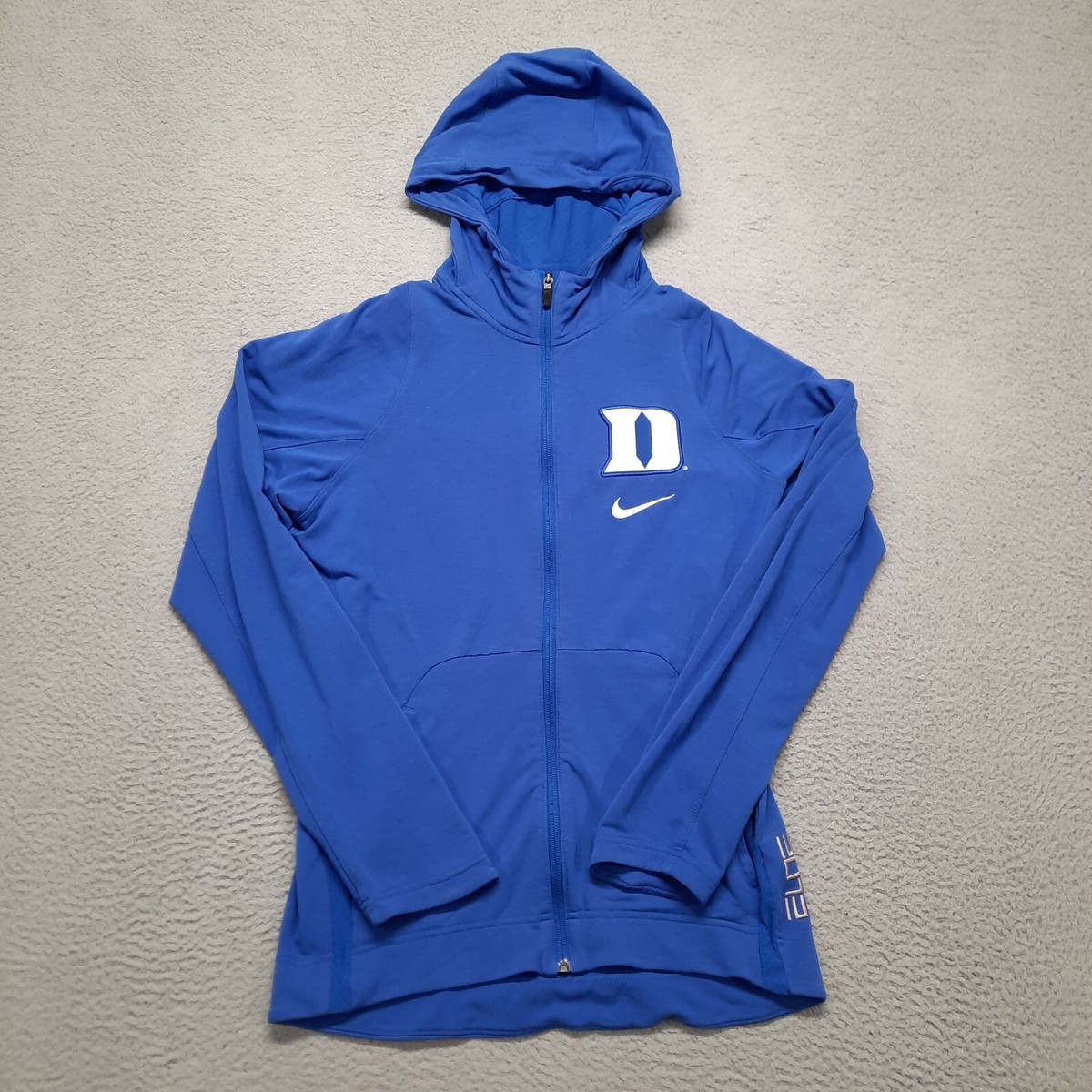 Nike Duke Blue Devils Showtime Hoodie Jacket Men Small Dri Fit