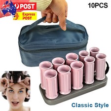 10Pcs/Set Electric Roll Hair Tube Heated Roller Hair Curly Styling Sticks Tools