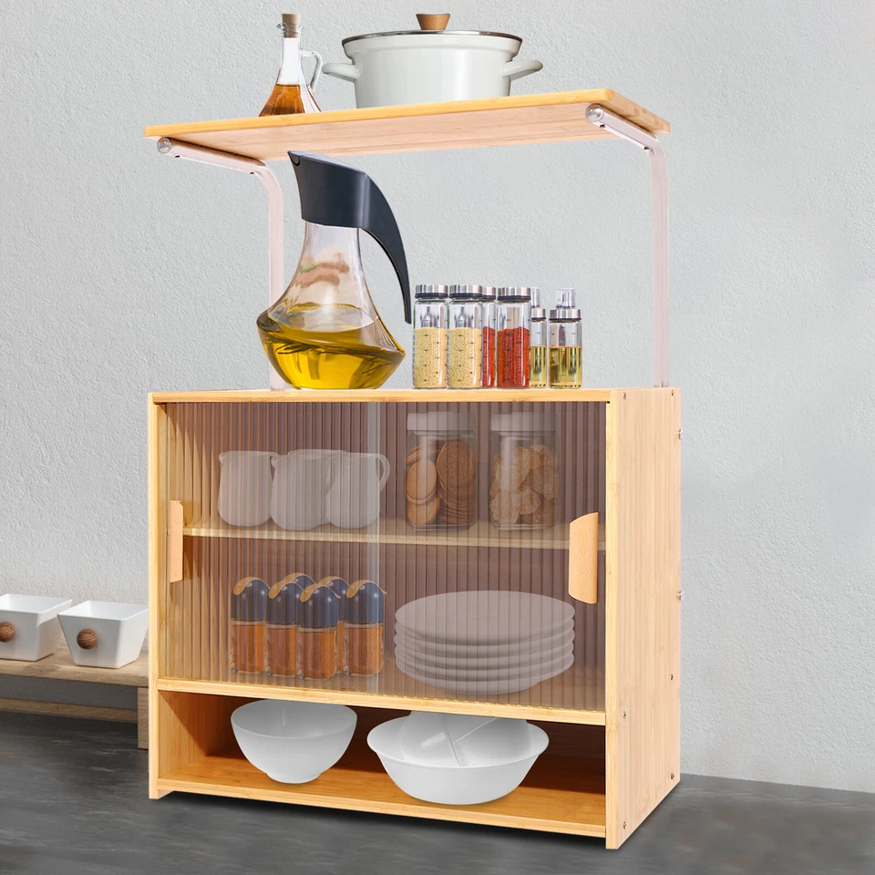 Kitchen Storage Cabinet, w/ Partition, 5-tier Storage Organizer, For Restaurants - Image 4 of 4