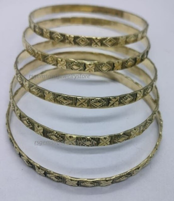 Set of 5 Brass bangles,Stacking Handmade Brass Jewelry Women bangle Gift for her