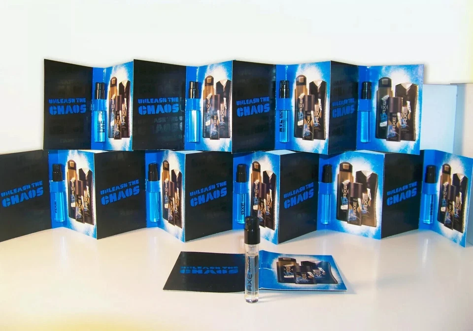 Axe Anarchy for Him Bomba Spray Muestra Fragancia de Viaje 10x 0,05 fl oz Caos Foto 2 de 4