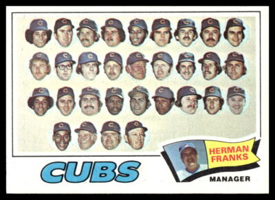 1977 Topps #518 Chicago Cubs - Herman Franks TC, MGR, CL  NR-MINT