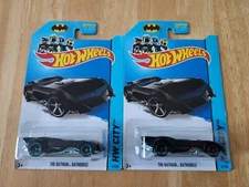 2014 Hot Wheels Lot of 2 The Batman Batmobile HW City Car #61/250