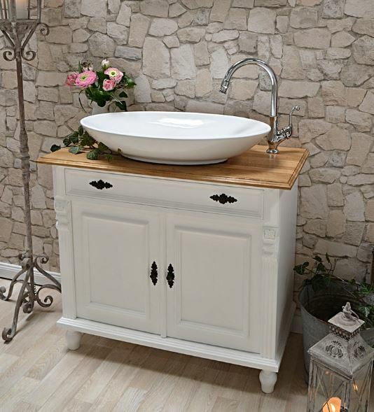 Vonhaus Waschbecken Unterschrank Im Kolonial Stil Fur Badezimmer Gunstig Kaufen Ebay