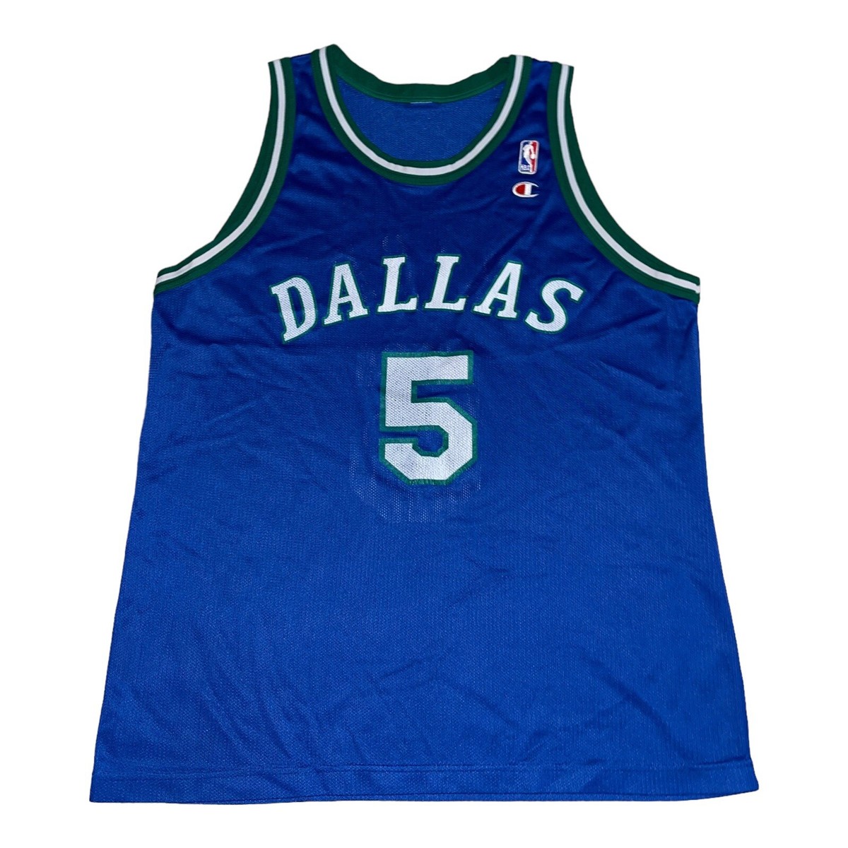 Vintage 1990s Champion Jason Kidd Dallas Mavericks Jersey Mens