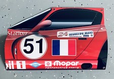 Wow 2000 Dodge Viper Lemans Style Sign 3d Side View Curved Sign Wow 2000 Dodge Viper Lemans Style Sign 3d Side View Curved Sign