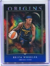 2024 Panini Origins WNBA BLUE #55 ERICA WHEELER 47/75 INDIANA FEVER