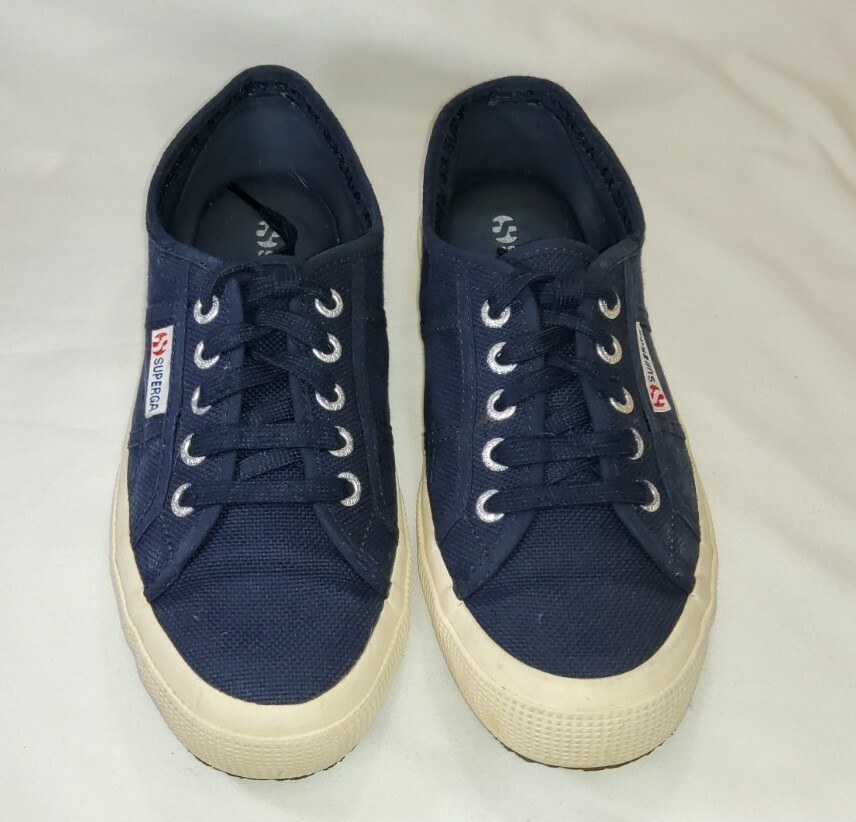 Superga Cotu 2750 Classic Blue Style Blue US Size Wome's  Men's