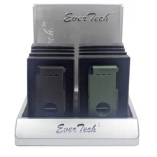 Ever Tech Cigar Torch Lighter  All-in-1 Built-in Cigar Holder Cigar Punch Gift