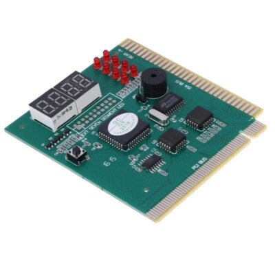PC Analyzer Diagnostic BIOS Motherboard Tester POST Code PCI ISA Diagnostic Card