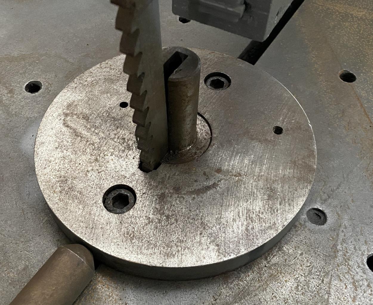 Davis No. 4 Mechanical Vertical Keyseater Keyway Broach Cutter 2 HP 220