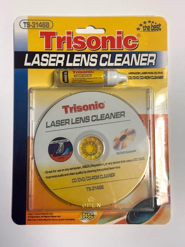 CD DVD Blu-Ray Player LASER LENS CLEANER Cleaning Disc w/Fluid Xbox PS2 PS3, etc