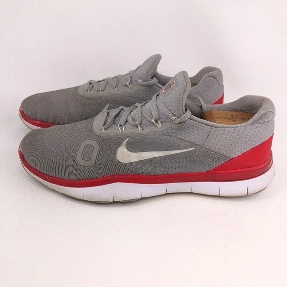 Nike Free Trainer V7 SG Ohio State Running Shoes Mens Size 10.5 Gray 898049 002