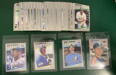 1989 Fleer SET BREAK singles - stars, commons, rookies, HOFers #1-220