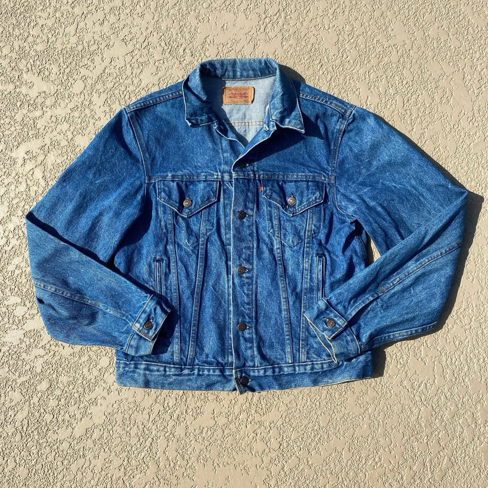 Levi’s Vintage Jean Trucker Jacket Medium Wash Size 44
