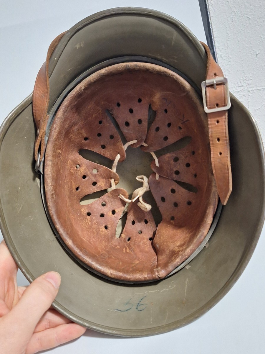Steel Helmet ET64 M42 Norway Militaria Steel Helmet with Strap and
