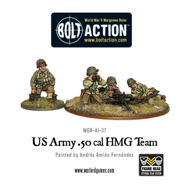 US Army .50 Cal HMG Team - Warlord Games Bolt Action Miniatures