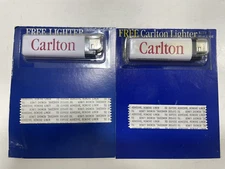 Two (2) Carlton Cigarette Scripto Lighters New in Package