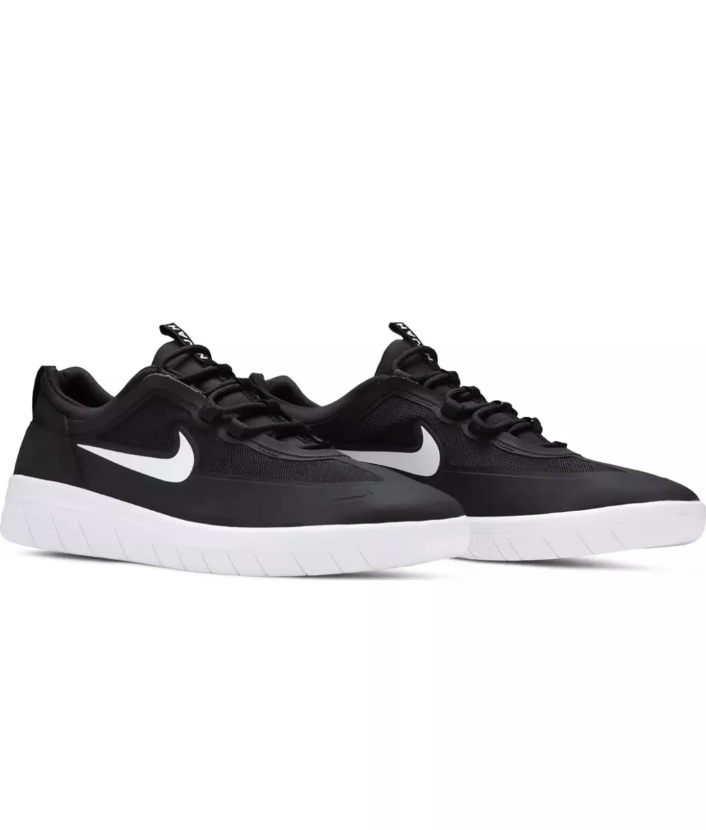 Nike SB Nyjah Huston 2 Black White Men s Sz 9 BV2078 001 New
