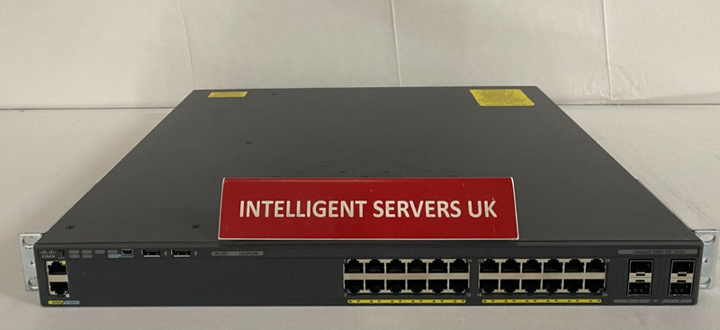 Cisco Catalyst WS-C2960XR-24TS-I 24-Port 4x 1GB SFP Port Managed Ethernet Switch