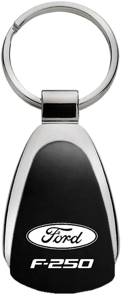 Ford F-250 Black Teardrop Key Chain