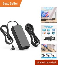 Multi-Compatible 19V DC Power Adapter for LG Monitor Models - Safe Reliable