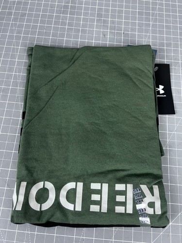 Under Armour Women's Freedom Green Banner T-Shirt sz. XXL NWT New - Picture 4 of 7