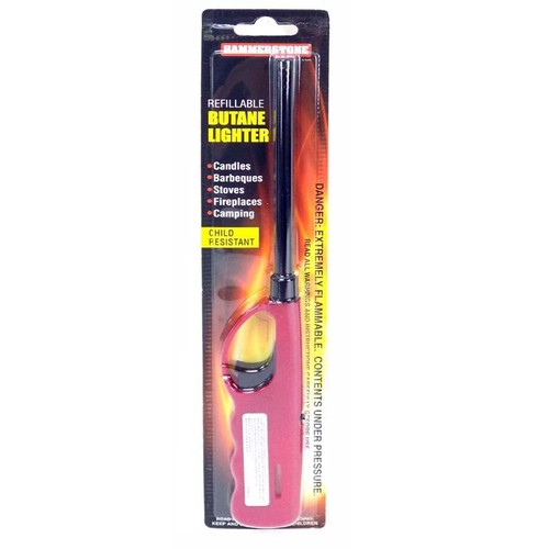 Hammerstone Refillable Butane Lighter for BBQs,Fireplaces,Candles & More (HW020) - Picture 1 of 3