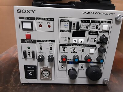 Sony DXC-D55ws CCU-TX7 Camera Set SDI | eBay