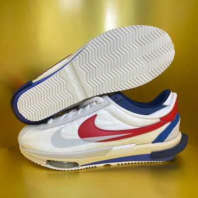 Nike Sacai x Zoom Cortez SP OG Sneakers Men's Retro Forest Gump DQ0581-100 Sz 14