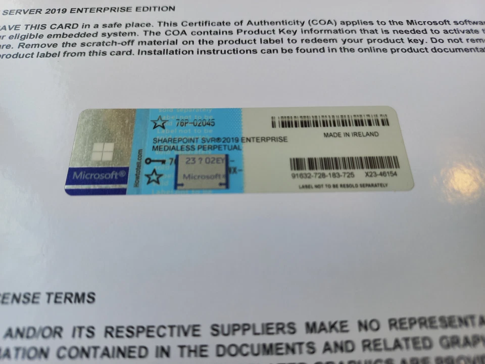 SharePoint Server 2019 Enterprise Edition 64 Bit with Unlimited CALs 76P-02045 - Image 3 of 4