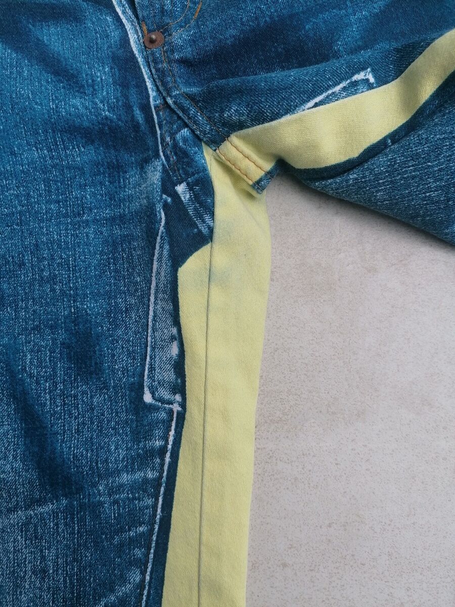 Jean Paul Gaultier SS97 Trompe L'Oeil vintage jeans / pants Jean Paul Gaultier SS97 Trompe L'Oeil vintage jeans / pants