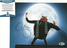 STEVE CARELL SIGNED 'DESPICABLE ME' 8x10 MOVIE PHOTO BECKETT COA FELONIOUS GRU B