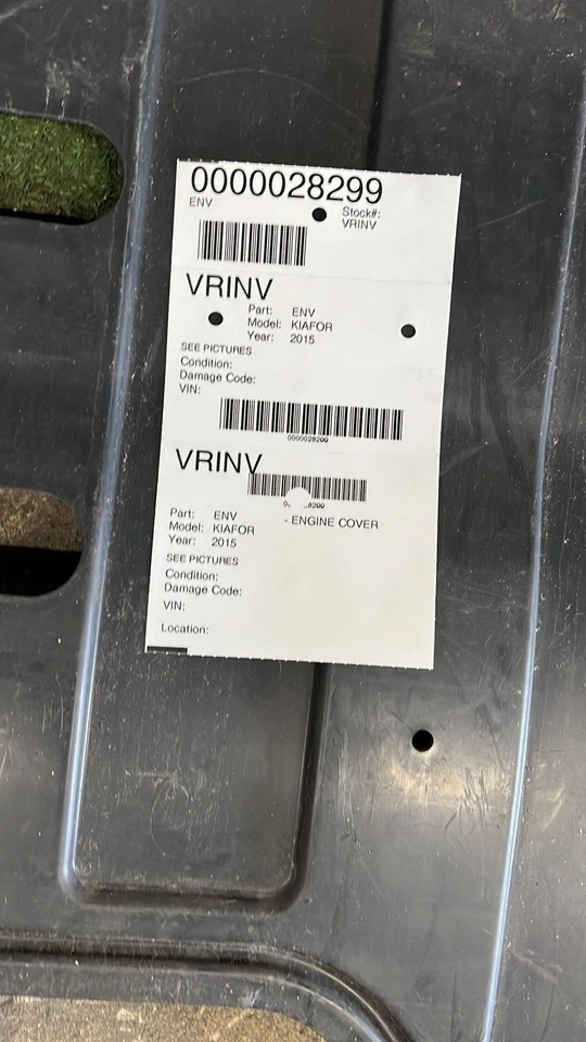 ✅ Cubierta del motor KIA FORTE 2015 OEM Foto 2 de 2