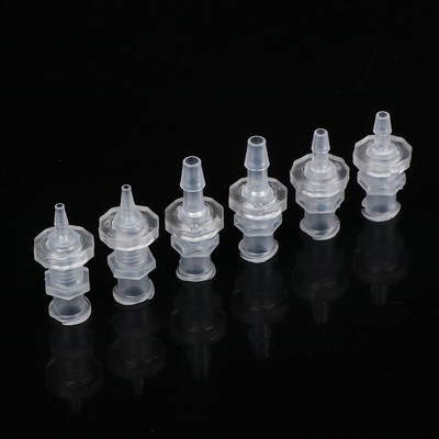 2Pcs Luer Lock Adapter PP Plastic Air Valve Pipe Subpackaging Instrument Con _cn