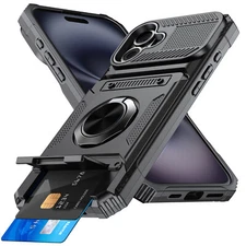 For iPhone 16 /16 Plus/16 Pro/16 Pro Max Shockproof Stand Hybrid Case Cover USA