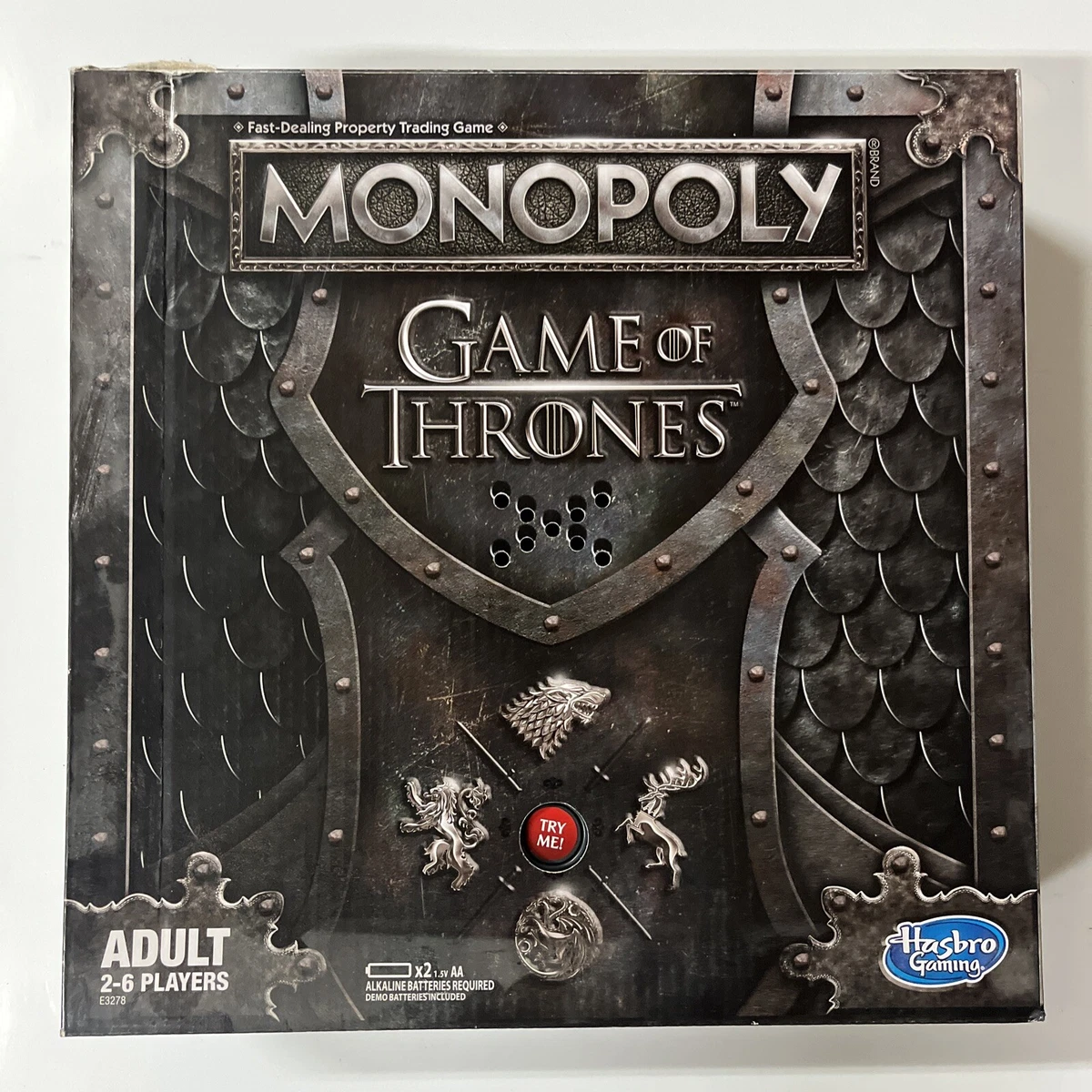 Game Of Thrones Monopoly Board Game Hasbro Gaming 2018 Complete Adult 2-6 Player