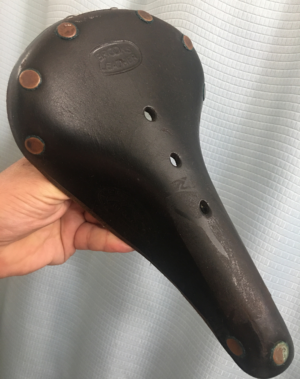 Vintage 1990s BROOKS England CONQUEST ALL TERRAIN Leather Coil Spring ...