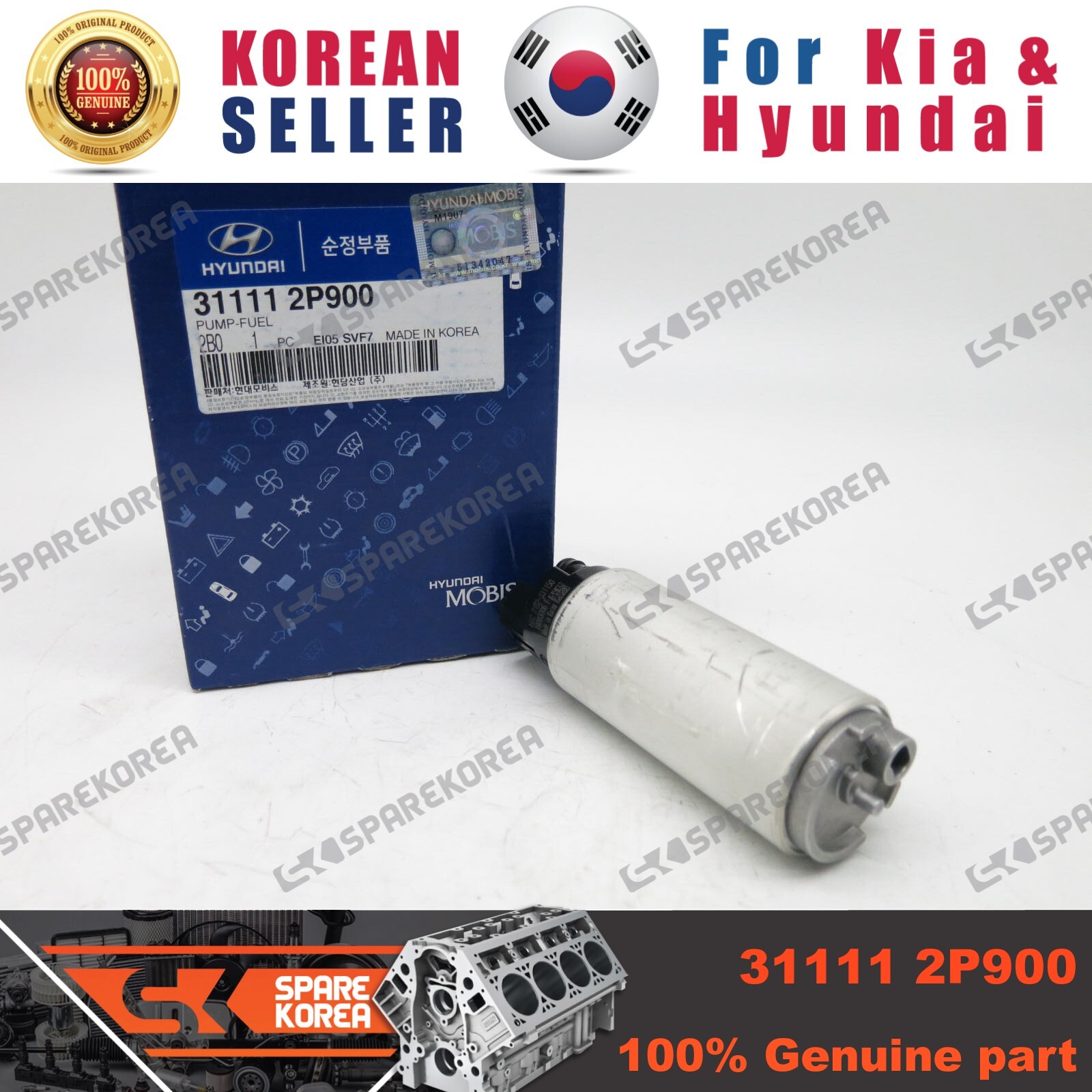 Genuine/OEM 311112P900 PUMPFUEL for Kia Sorento R eBay