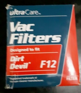 Vacuum Vac Filters Designed to Fit Dirt 