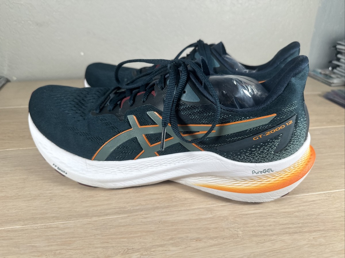 Asics Mens GT 2000 12 1011B691 Blue Running Shoes Sneakers