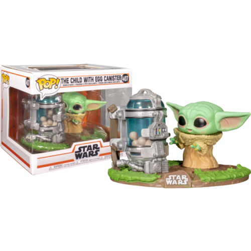 Star Wars: The Mandalorian - Child with Egg Canister Pop! Deluxe-FUN50962-FUNKO - Picture 1 of 1
