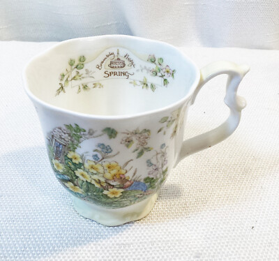 Royal Doulton Summer Spring Beaker Jill Barklem 1983 Tea Cup Royal Doulton Summer Spring Beaker Jill Barklem 1983 Tea Cup
