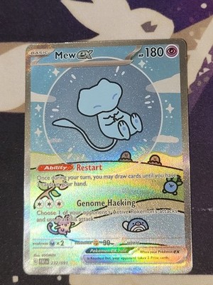 【美品】Mew ex 232/091 英語版 美品】Mew ex 232/091 英語版 Mew ex 232/091 SV: Paldean Fates Holo
