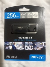 PNY - PRO Elite V3 - USB 3.2 Gen 2 Flash Drive - 256 GB - (P-FD256PROV3-GE)- New