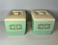 1960s VINTAGE PLASTIC GREEN NURSERY CHILDHOOD /ALAN JAY CONTAINERS 2
